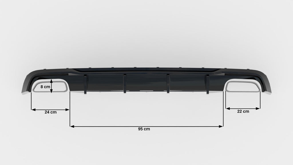 Difusor V.2 Audi A6 / A6 C7 S-Line / S6 C7 Facelift
