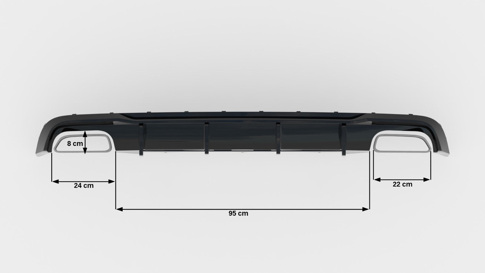 Difusor V.2 Audi A6 / A6 C7 S-Line / S6 C7 Facelift