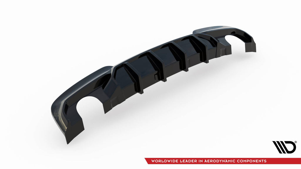 Diffuser V.2 BMW 5 Series M-Pack F10 F11 (dual outlet on each side)