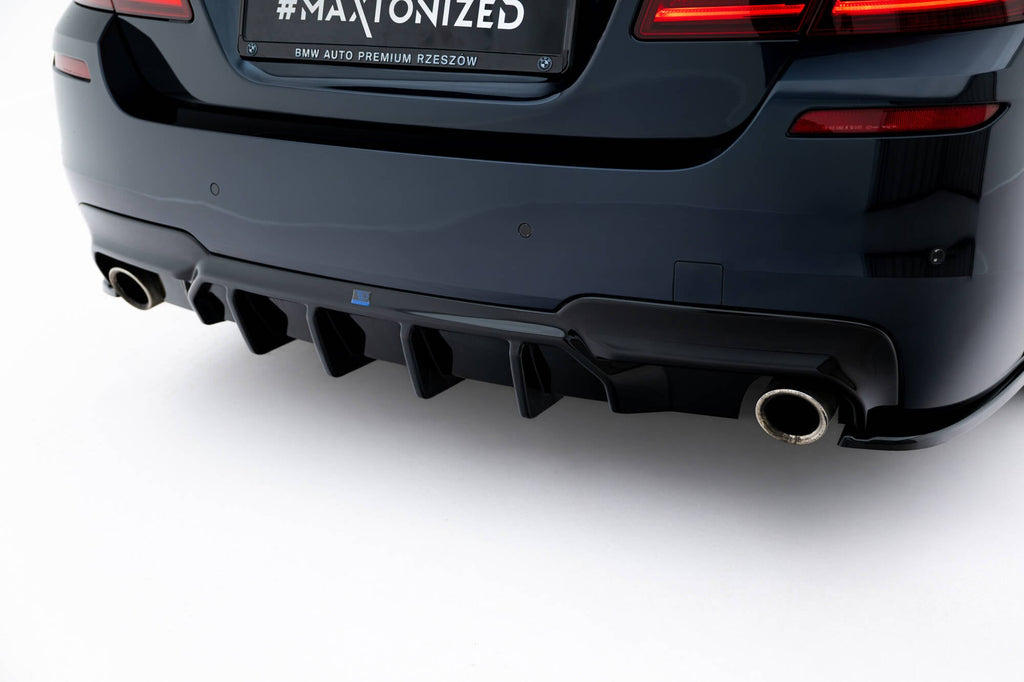 Diffuser V.2 BMW 5 Series M-Pack F10 F11 (dual outlet on each side)