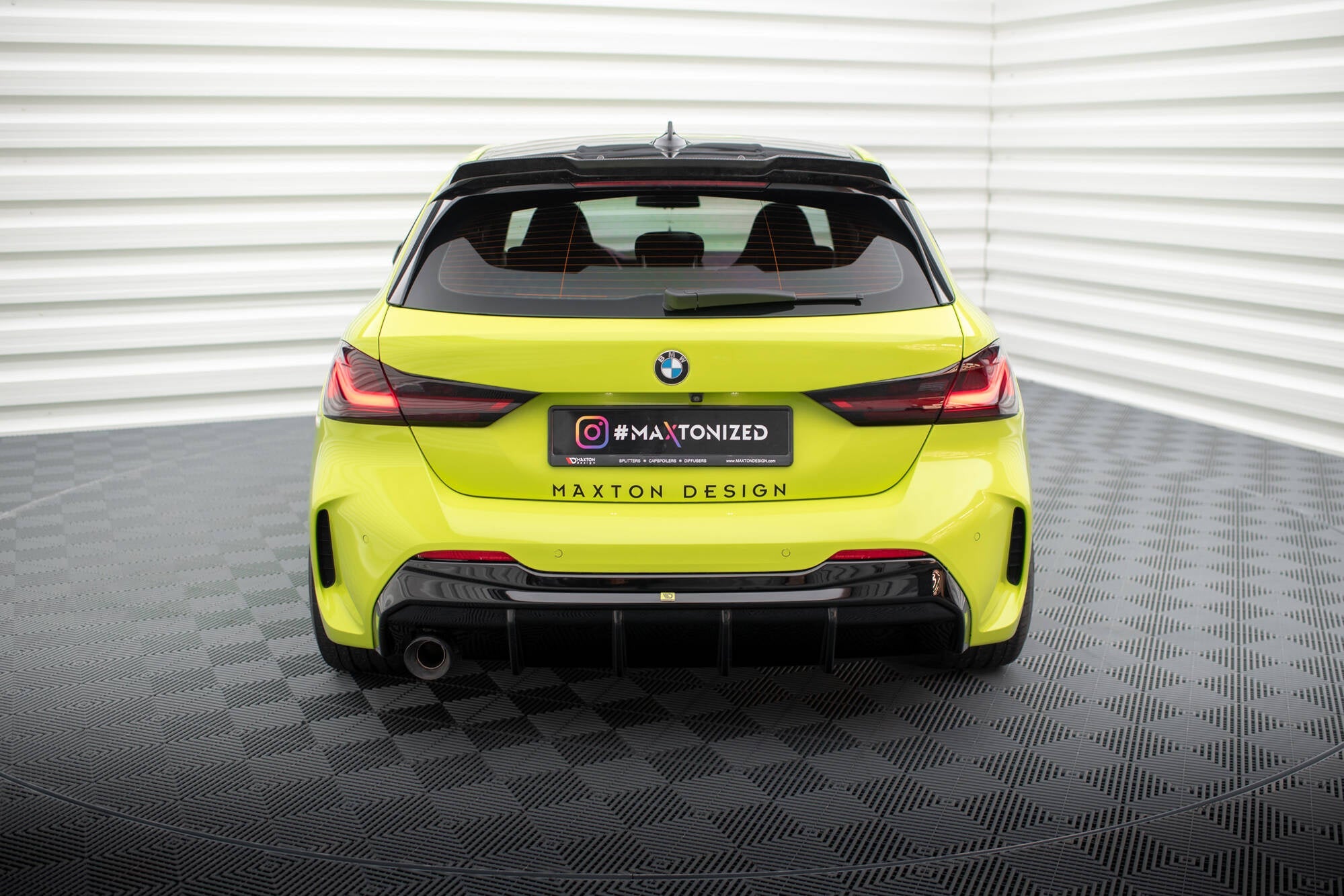 Difusor V.3 BMW Serie 1 M-Pack 128ti F40 (1 salida simple)