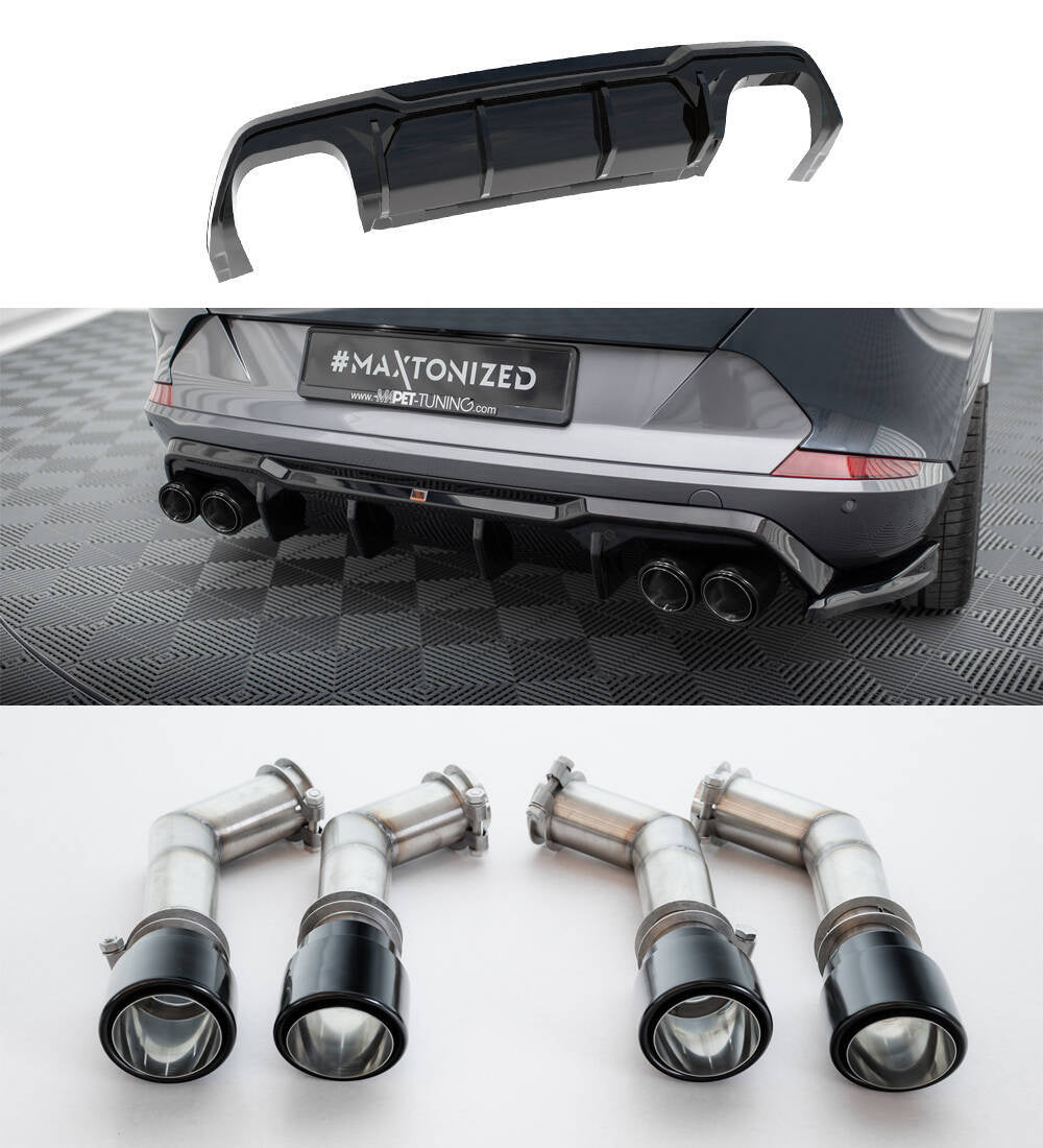 Diffuser V.3 + Exhaust Tips Cupra Formentor VZ Mk1 Facelift