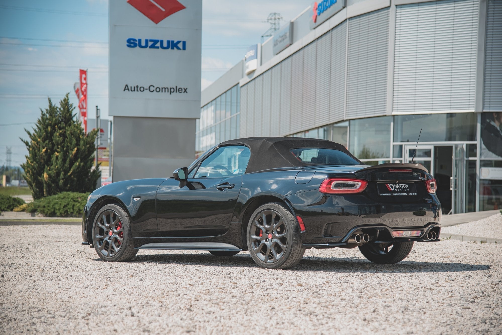 Taloneras Abarth 124 Spider