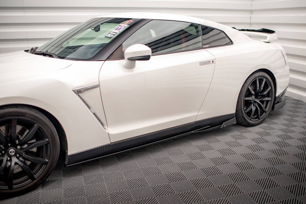 Side skirts + Flaps Nissan GT-R R35 Facelift