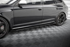 Audi RS6 Avant C6 Street Pro Side Skirt Extensions + Flaps