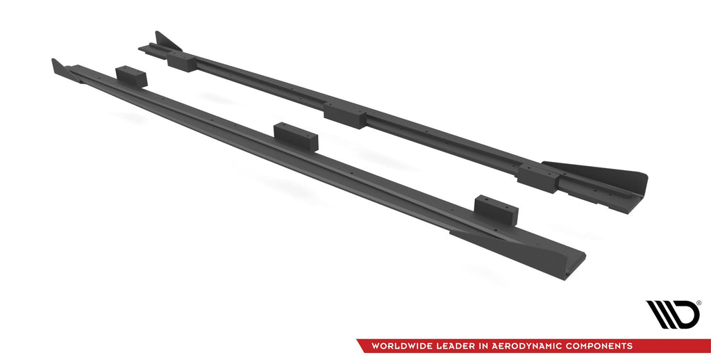 Street Pro Side Skirts + Flaps Audi S3 / A3 S-Line Sportback 8V Facelift