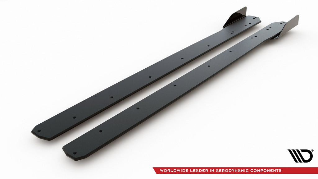 Street Pro Side Skirt Splitters + Flaps Ford Focus ST/ST-Line MK4