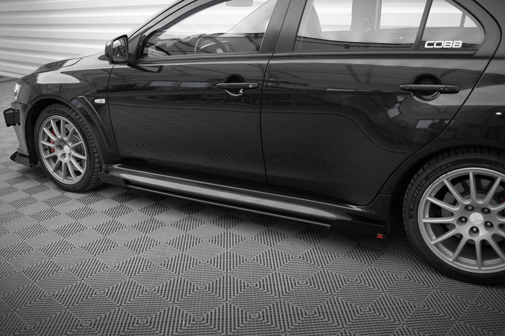 Taloneras Street Pro + Flaps Mitsubishi Lancer EVO X Mk10
