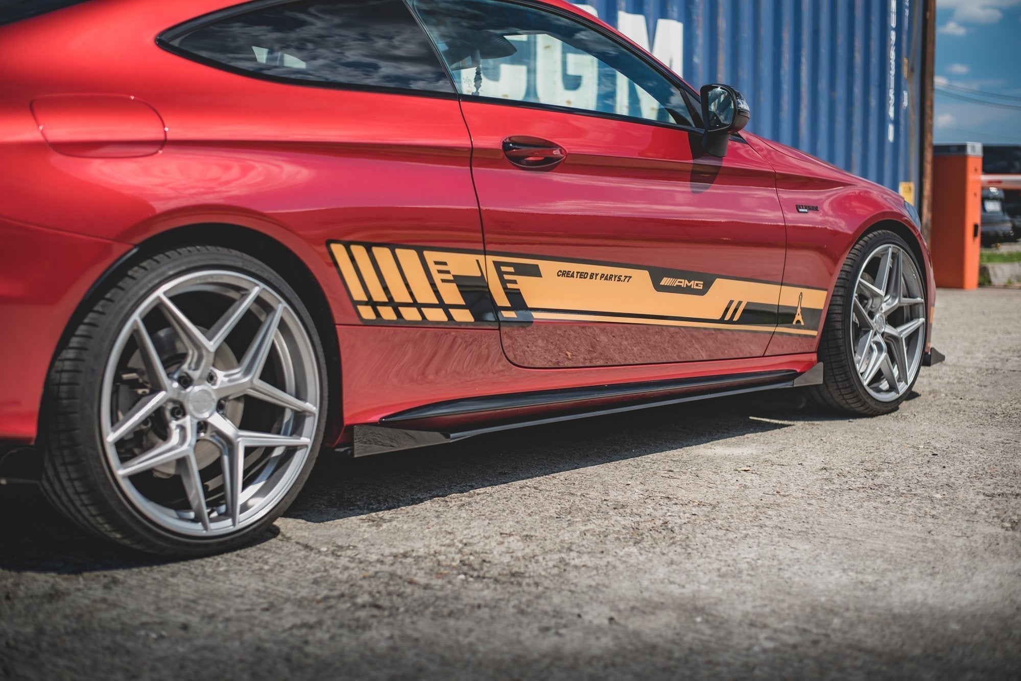 Taloneras Street Pro+ Flaps Mercedes-AMG C43 / AMG-Line Coupé C205