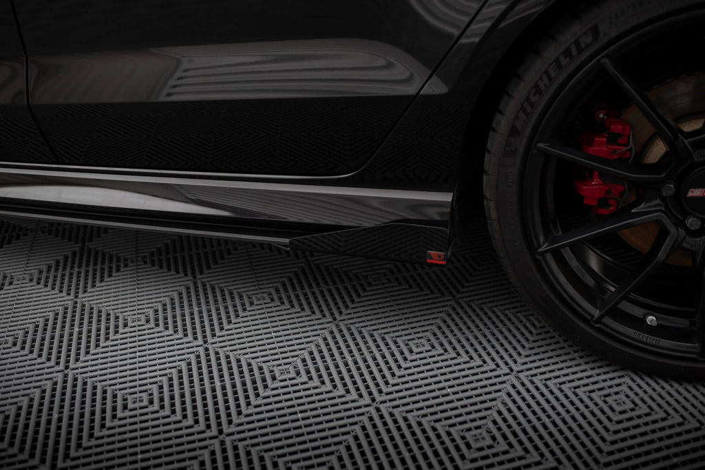 Street Pro V.1 Side Skirts + Flaps Audi RS3 Sedan 8V Facelift