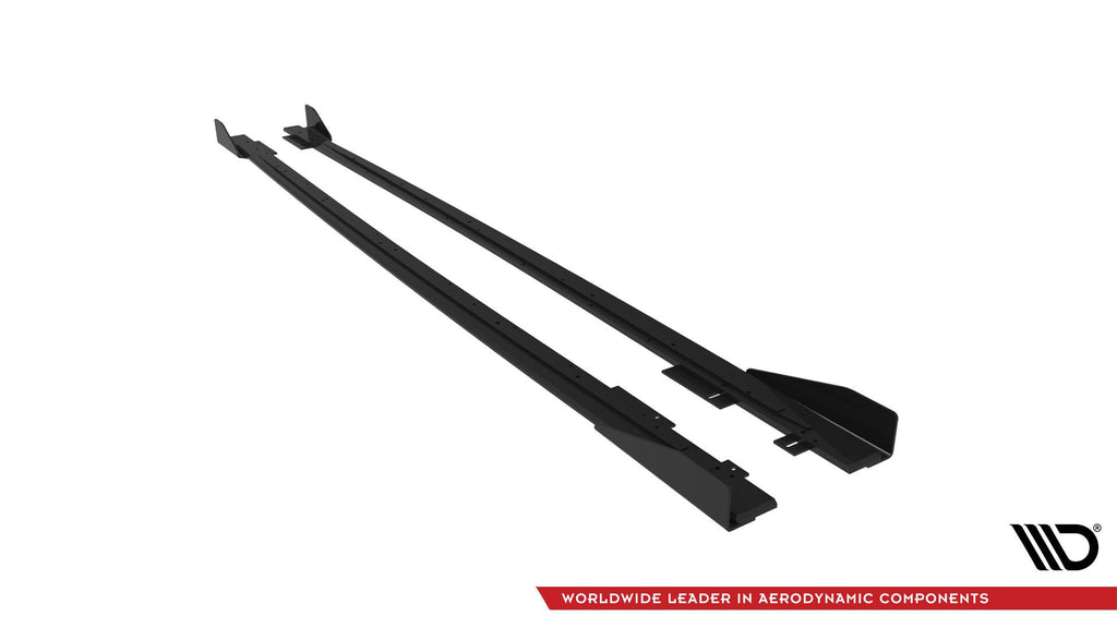 Street Pro V.1 Side Skirts + Flaps Audi RS3 Sedan 8V Facelift