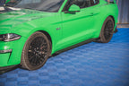 Street Pro V.1 Side Skirts + Flaps Ford Mustang GT Mk6 Facelift