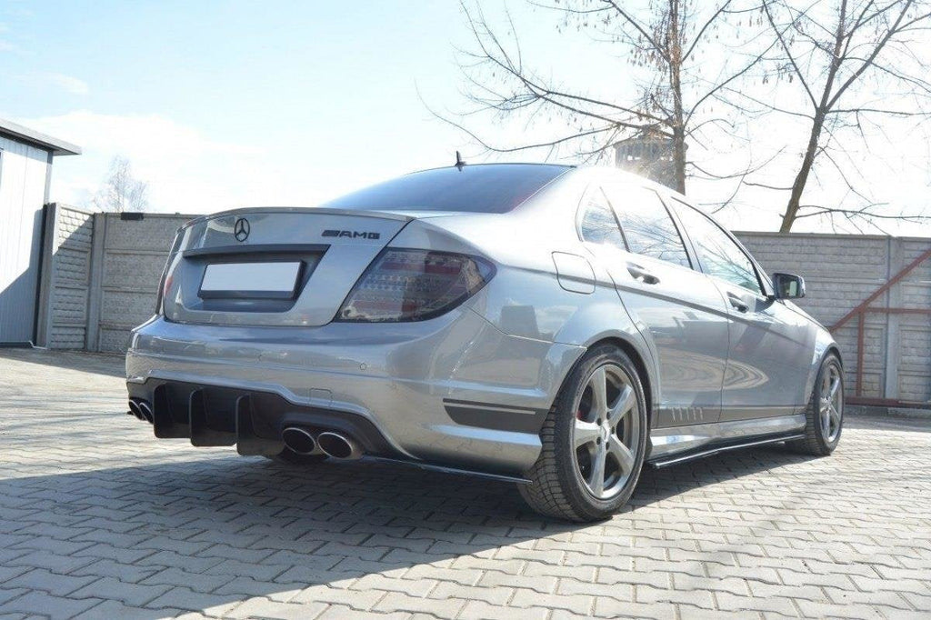 Difusor trasero Mercedes Clase C W204 AMG-Line Facelift V.1