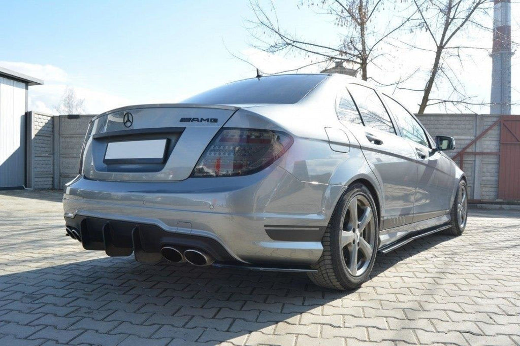 Difusor trasero Mercedes Clase C W204 AMG-Line Facelift V.2