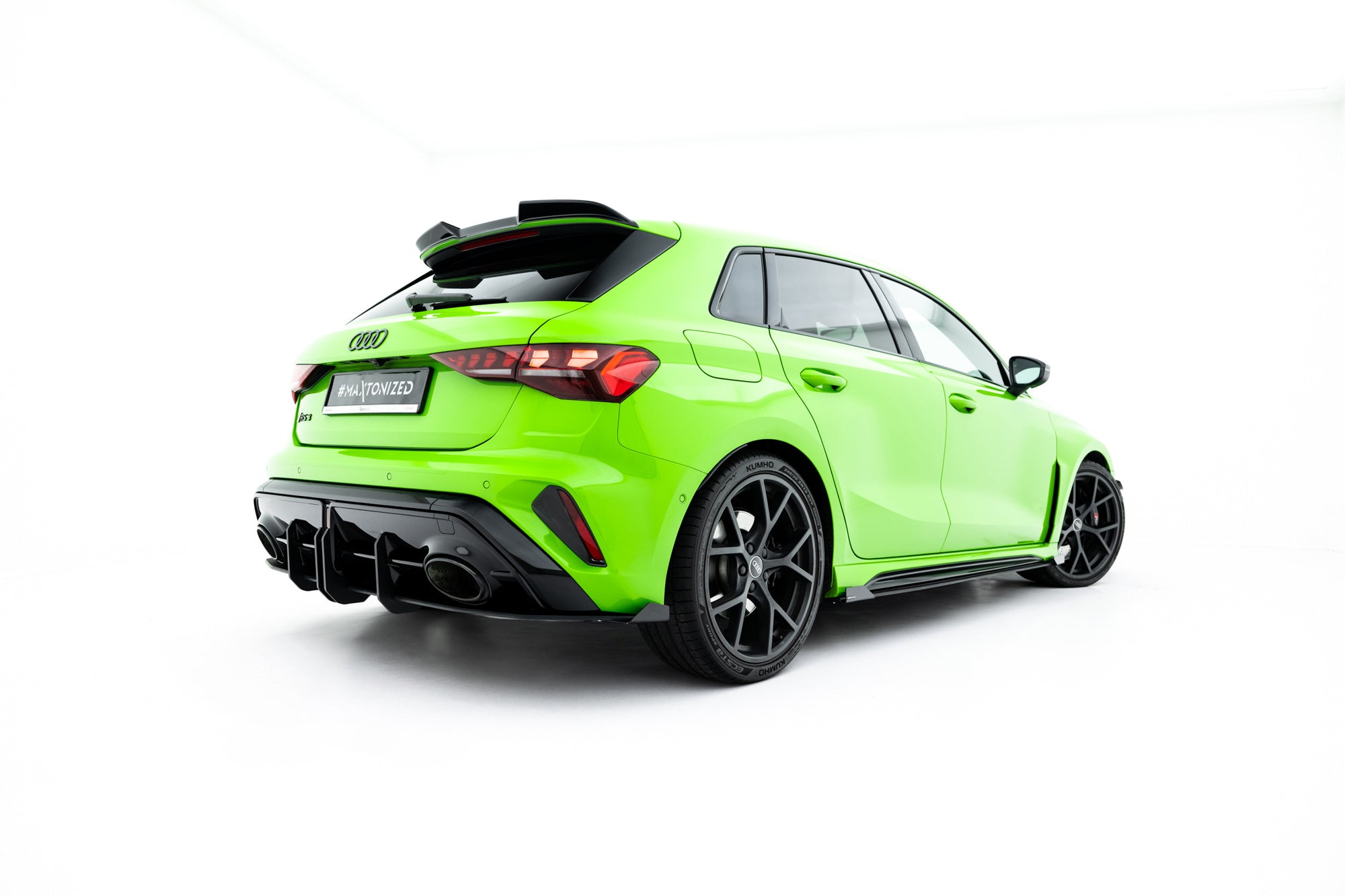 Difusor Street Pro + flaps Audi RS3 Sportback 8y Facelift