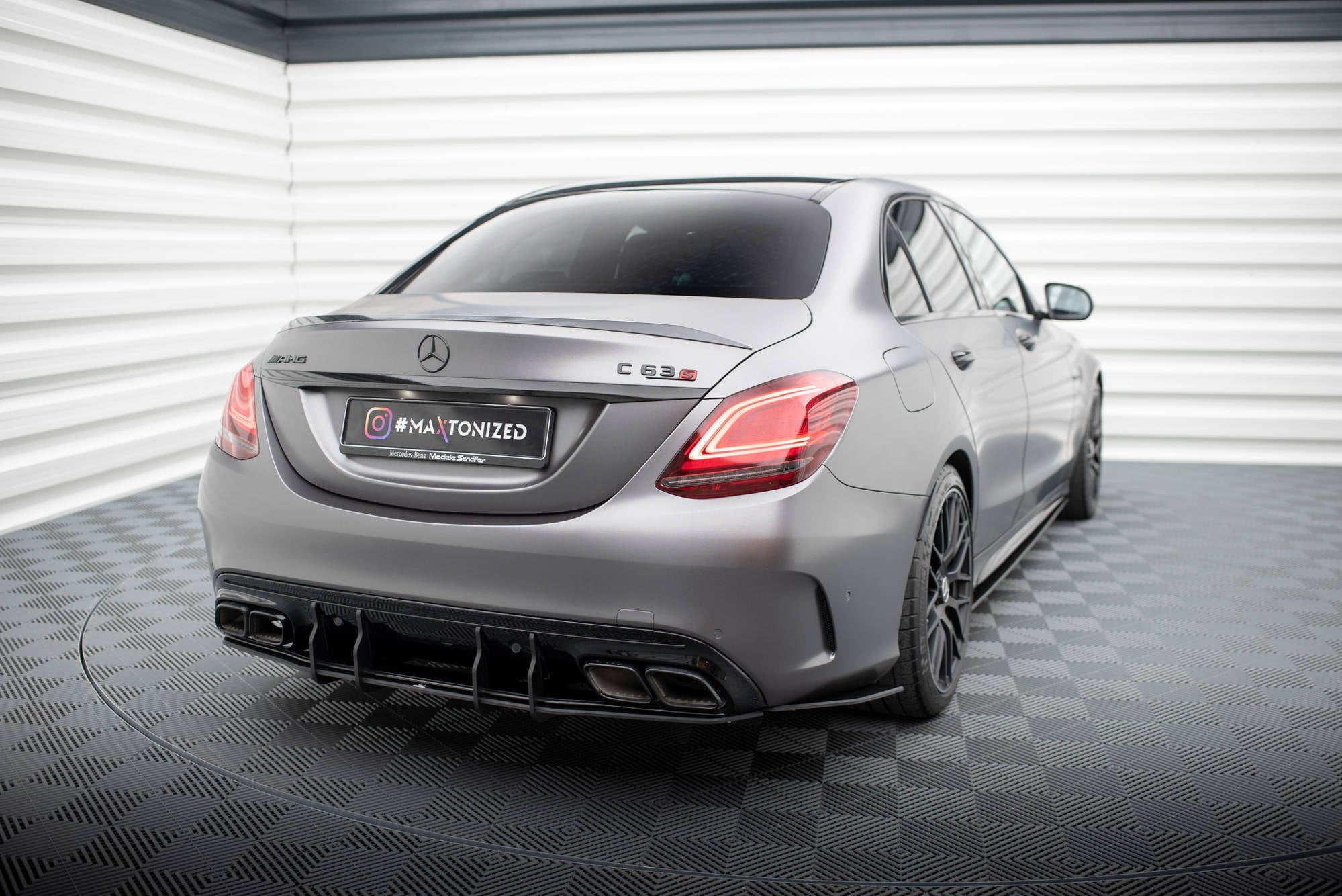 Difusor Street Pro Mercedes AMG C63 Berlina / Sedán / Familiar W205 Facelift