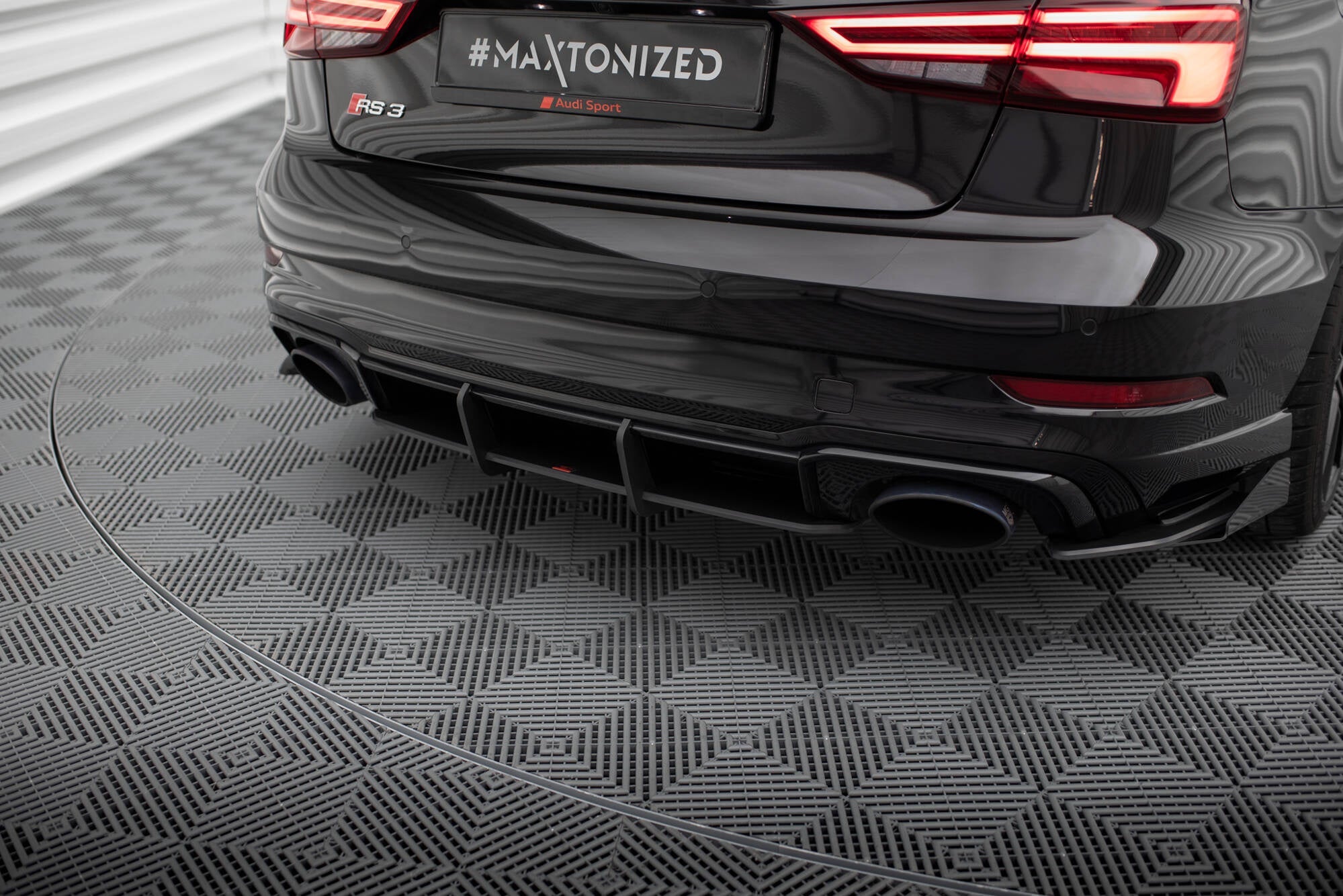 Difusor Street Pro V1 Audi RS3 Berlina Sedán 8V Facelift