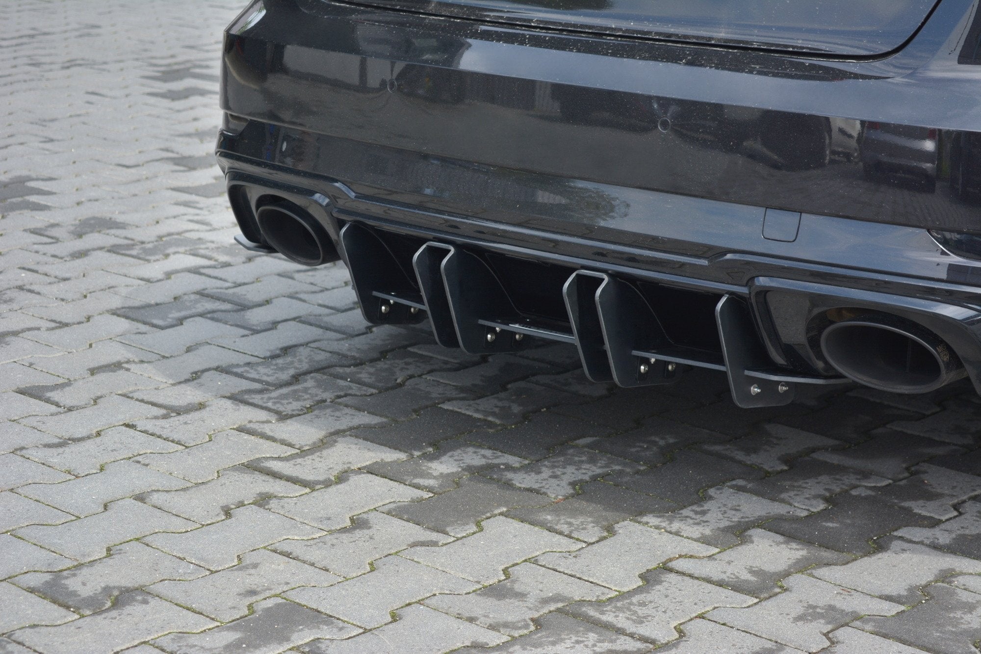 Difusor trasero V.2 Audi RS3 8V FL Sportback