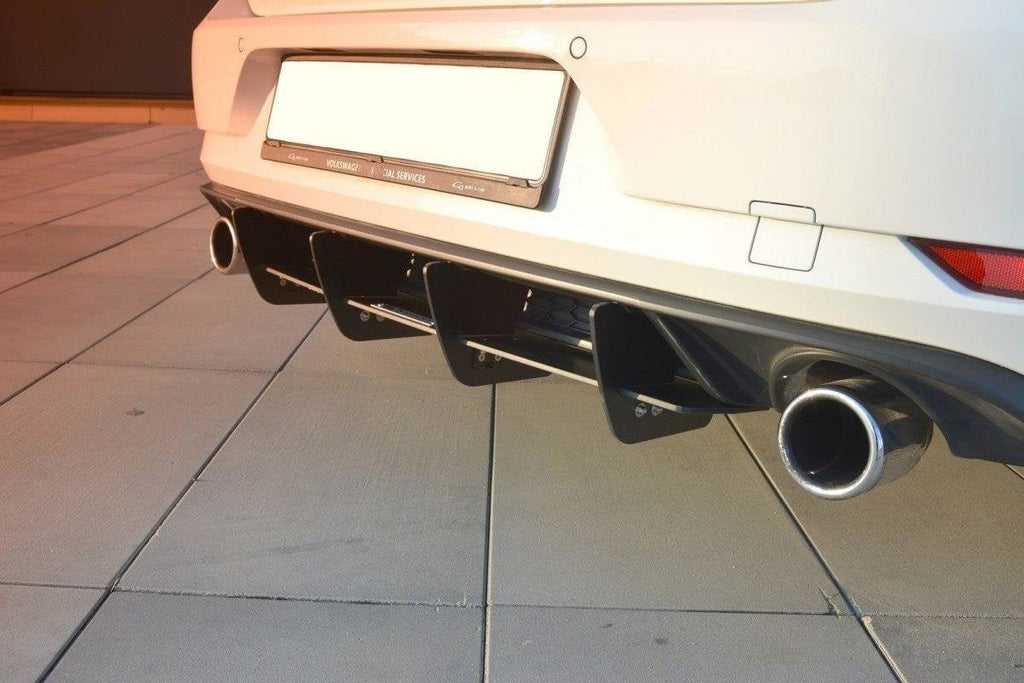 Rear diffuser VW Golf 7 GTI Facelift