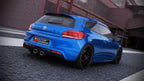 Volkswagen Scirocco Mk3 R diffuser with 2 exhaust outlets (2x1 exhaust)