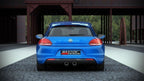 Volkswagen Scirocco Mk3 R diffuser with 2 exhaust outlets (2x1 exhaust)