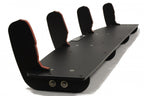 Diffuser + rear side splitters Audi A6 S-Line C7 (1x2 exhaust)