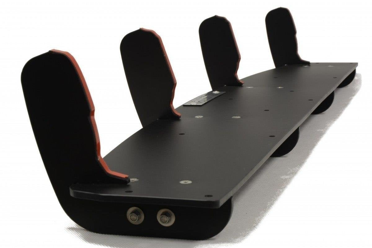 Difusor + splitters laterales traseros Audi A6 S-Line C7 (escape 1x2)