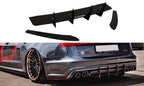 Difusor trasero y splitters laterales traseros Audi S6 C7 FL