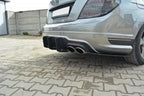 Difusor trasero y splitters laterales traseros Mercedes-Benz Clase C Berlina / Sedán / Familiar AMG-Line W204 / S204