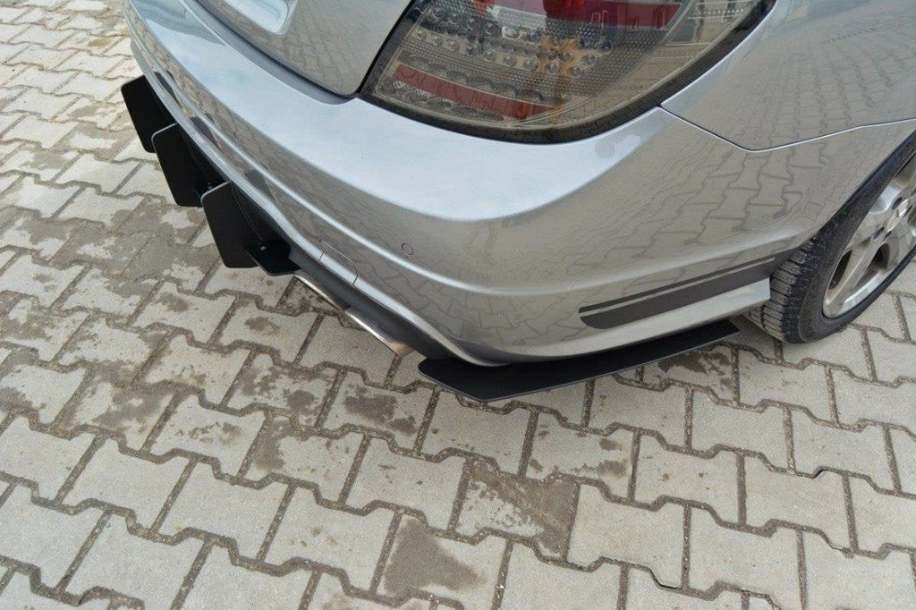 Difusor trasero y splitters laterales traseros Mercedes-Benz Clase C Berlina / Sedán / Familiar AMG-Line W204 / S204