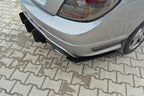 Difusor trasero y splitters laterales traseros Mercedes-Benz Clase C Berlina / Sedán / Familiar AMG-Line W204 / S204