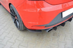 Difusor trasero y splitters laterales traseros Seat León III Cupra