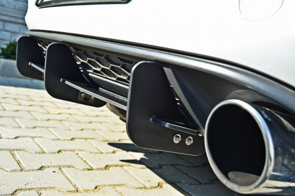 Difusor trasero y splitters laterales traseros VW Golf 7 GTI