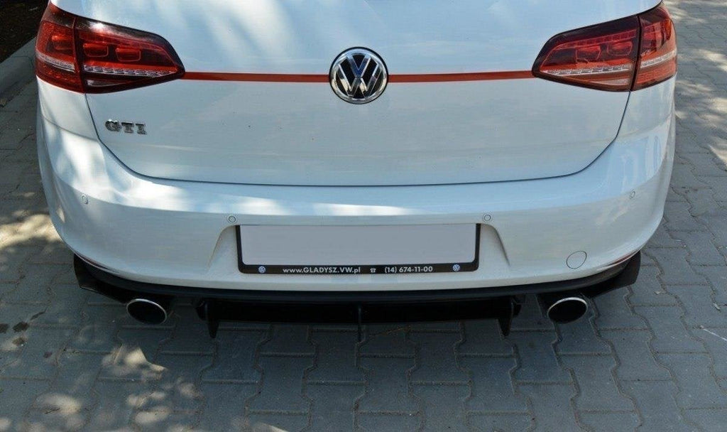 Difusor trasero y splitters laterales traseros VW Golf 7 GTI