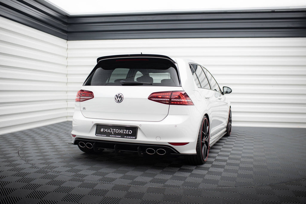 Rear diffuser and rear side splitters VW Golf 7 R Hatchback