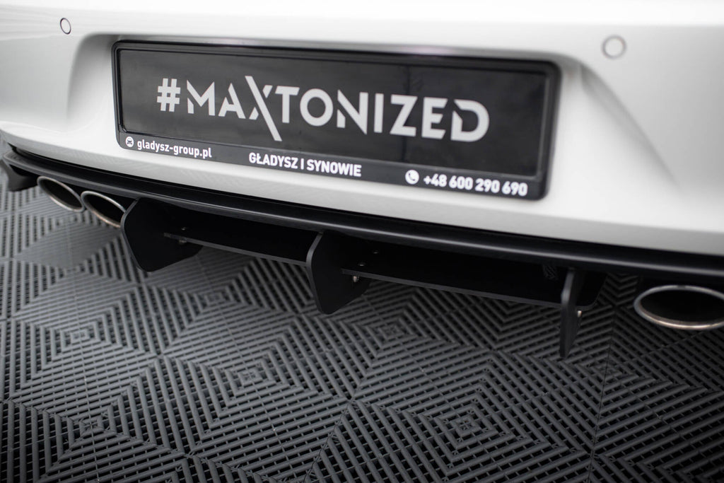 Rear diffuser and rear side splitters VW Golf 7 R Hatchback