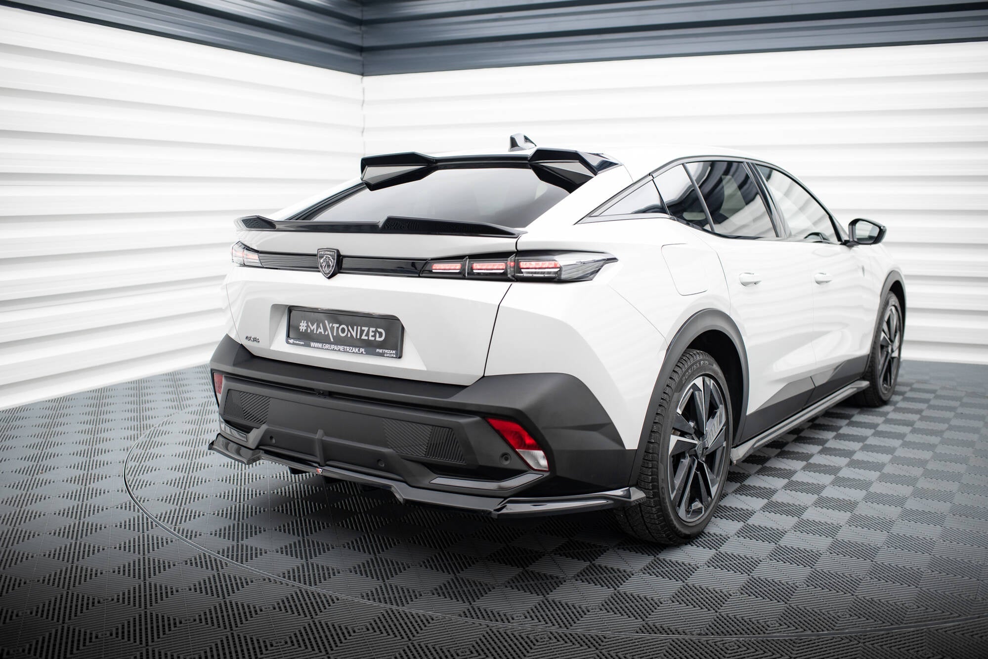 Superiores Extensión Spoilera 3D Peugeot 408 Mk1