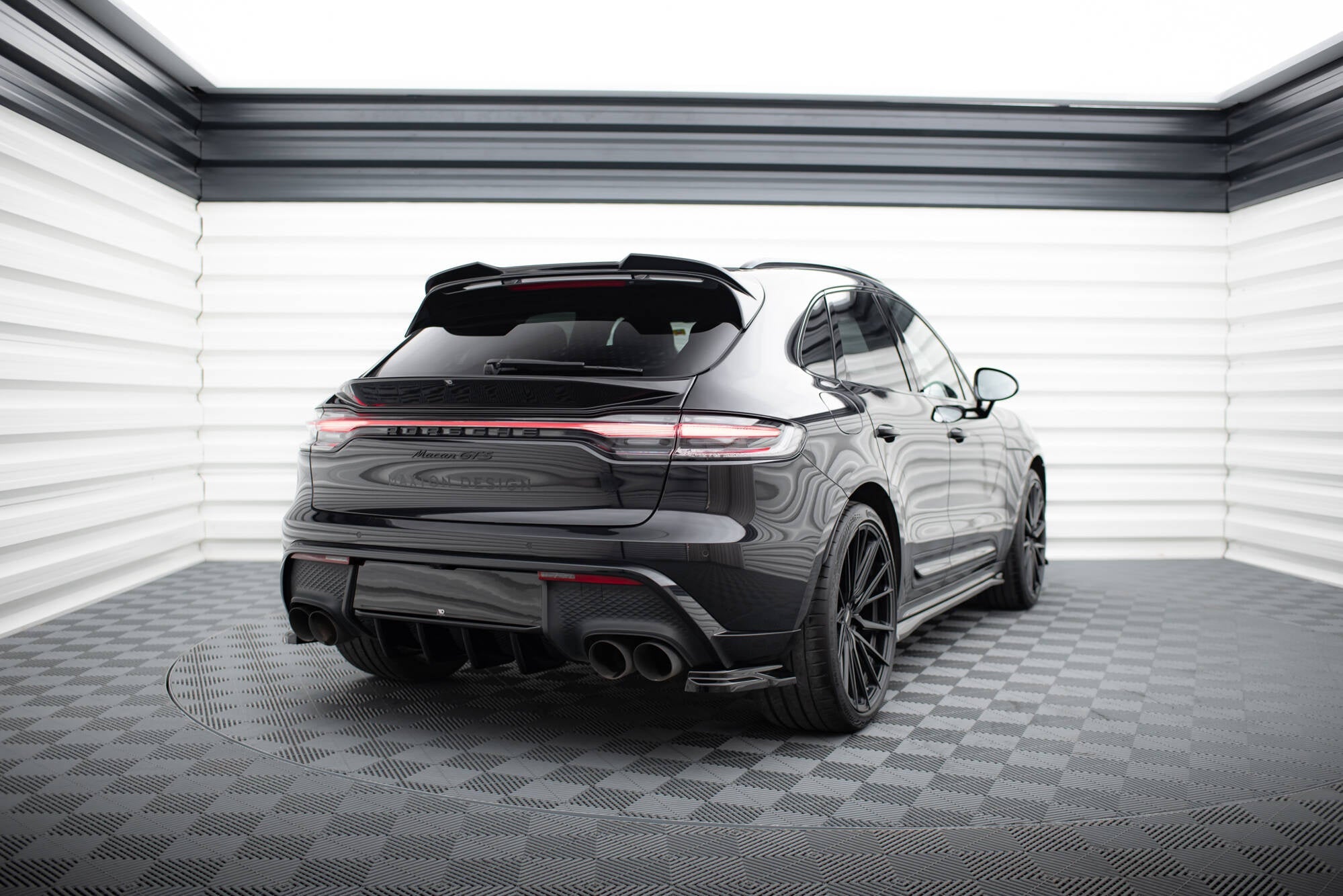 Superiores Extensión Spoiler 3D Porsche Macan GTS Mk1 Facelift 2