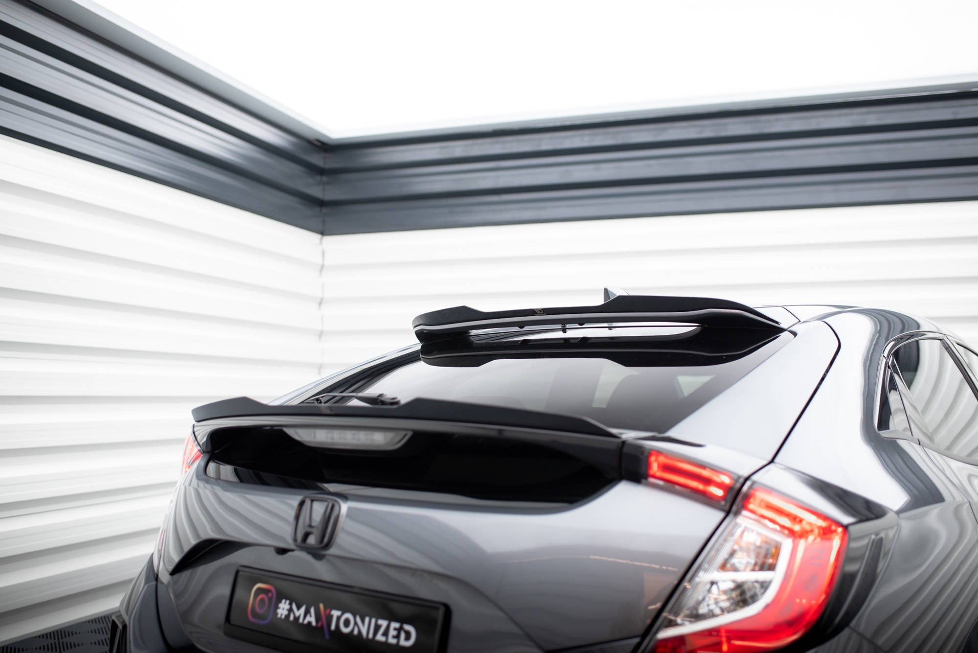Superiores Extensión Spoiler Honda Civic Sport Mk10