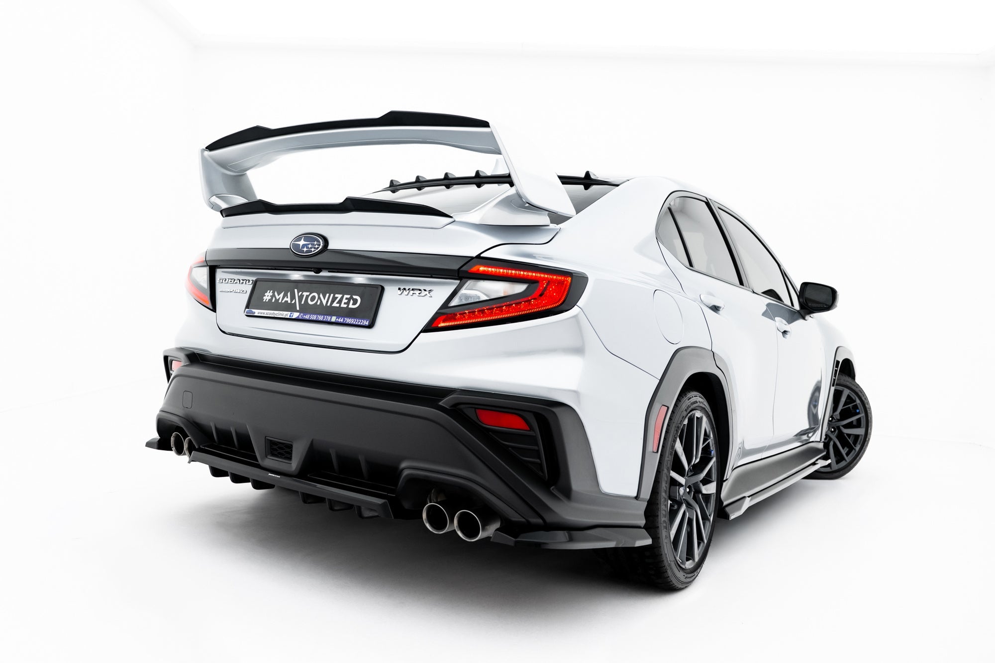 Extensión superior de alerón Subaru WRX STI Mk2