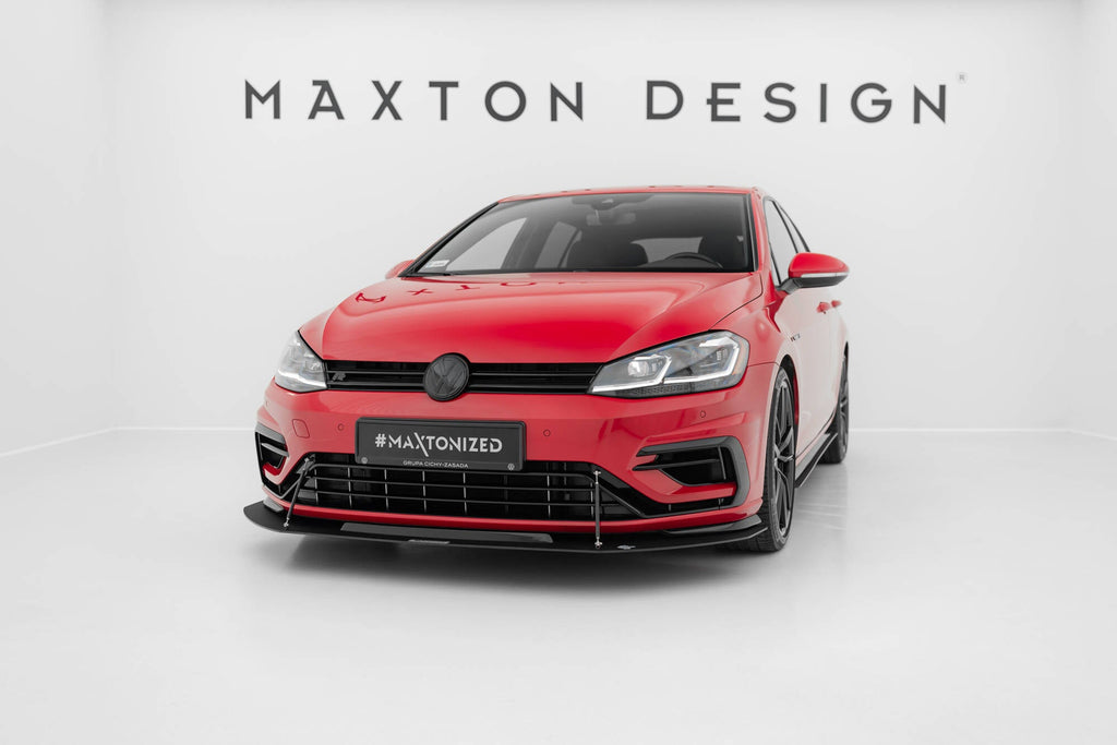 Front Lip Spoiler Racing VW Golf 7 R / R-Line Facelift