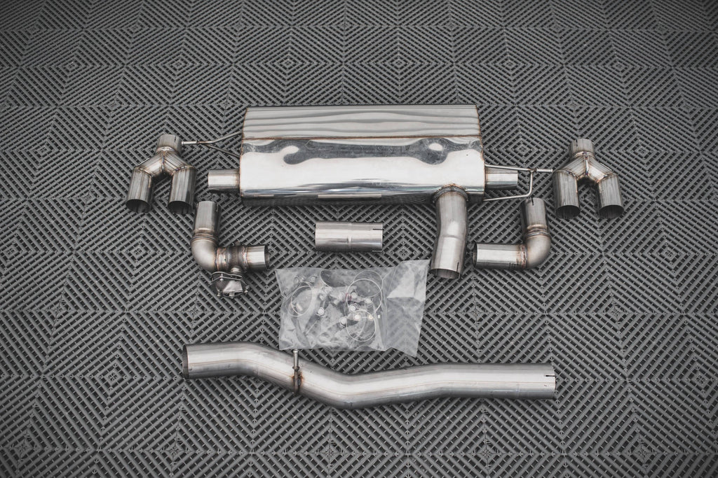 Difusor trasero carbono Prepreg V.1 + Milltek Sport Exhaust BMW Serie 1 F40 M135i