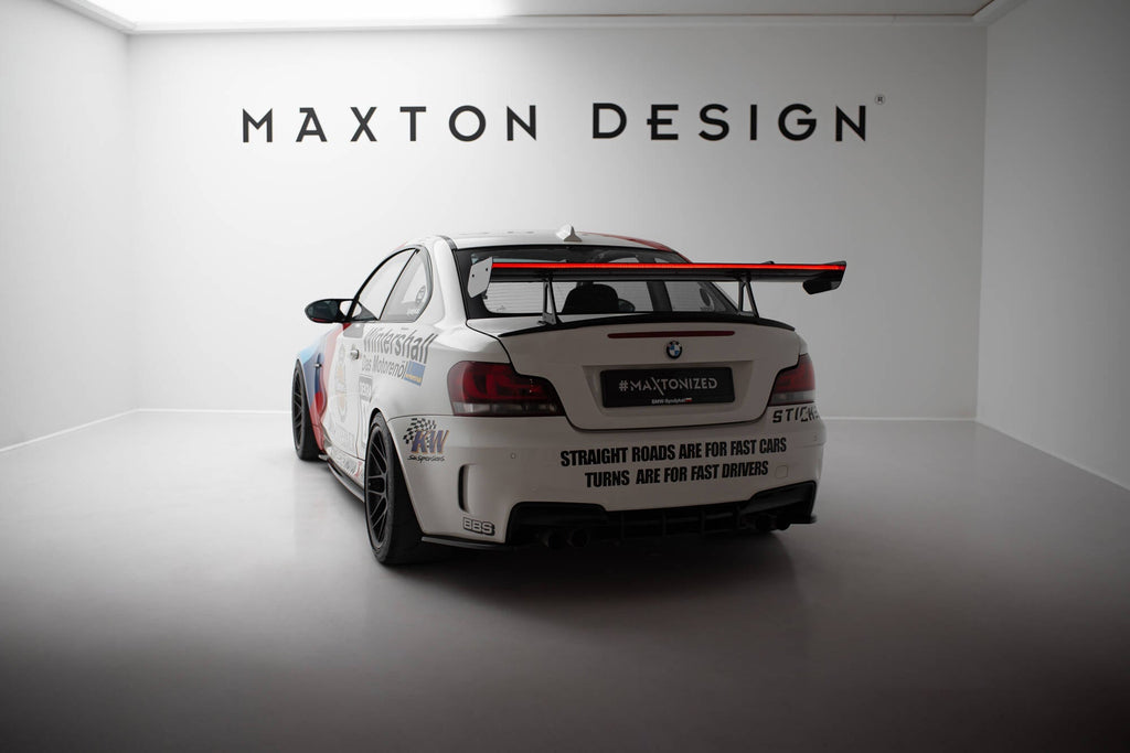 Carbon spoiler with upper supports + LED BMW 1 Series M E82