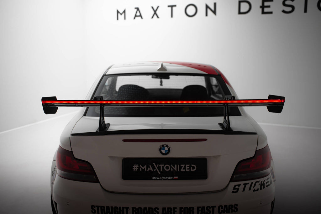 Carbon spoiler with upper supports + LED BMW 1 Series M E82