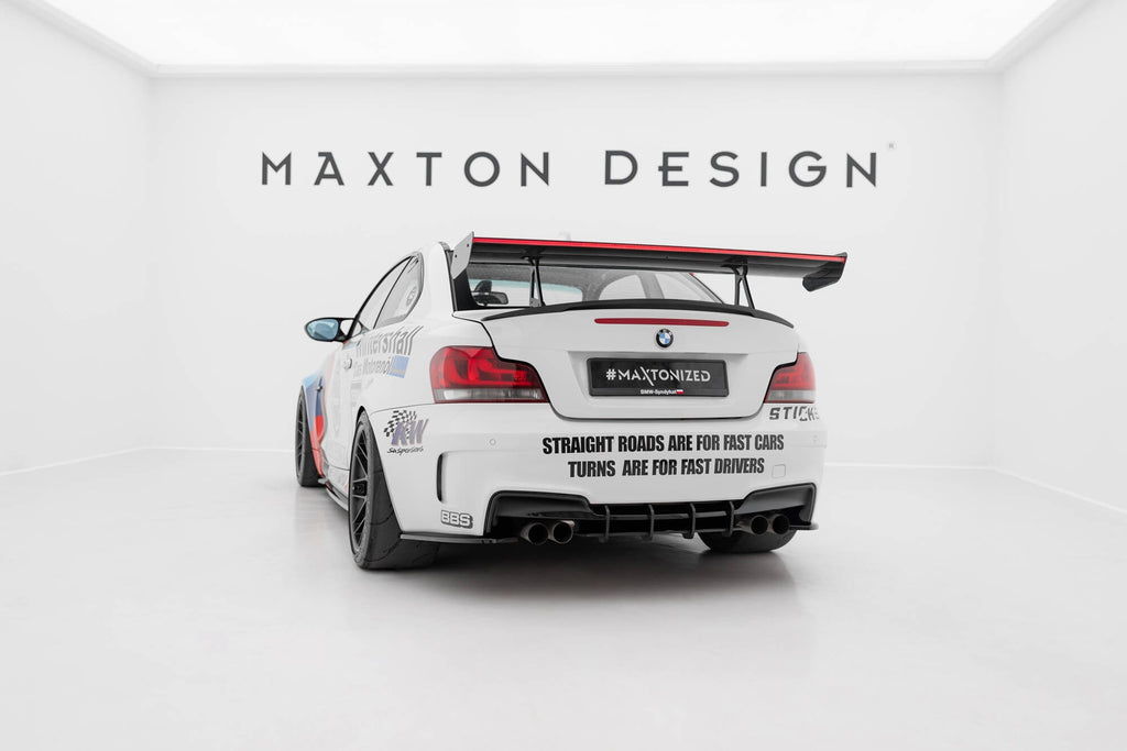 Carbon spoiler with upper supports + LED BMW 1 Series M E82