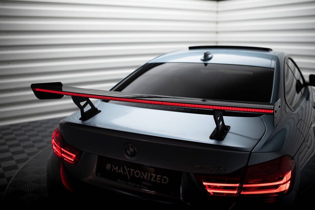 Spoiler de carbono con soportes internos + LED BMW Serie 4 F32 / F32 M-Pack Coupé