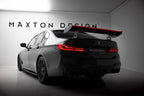 Spoiler de carbono con soportes internos + LED BMW Serie 5 / M5 Berlina / Sedán G30 / F90