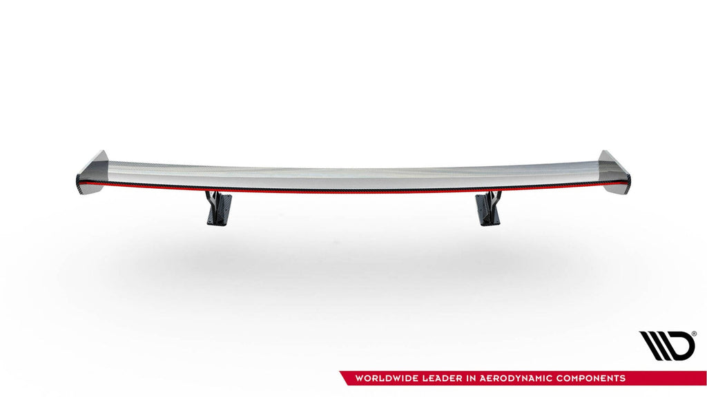 Spoiler de carbono con soportes internos + LED BMW Serie 5 / M5 Berlina / Sedán G30 / F90