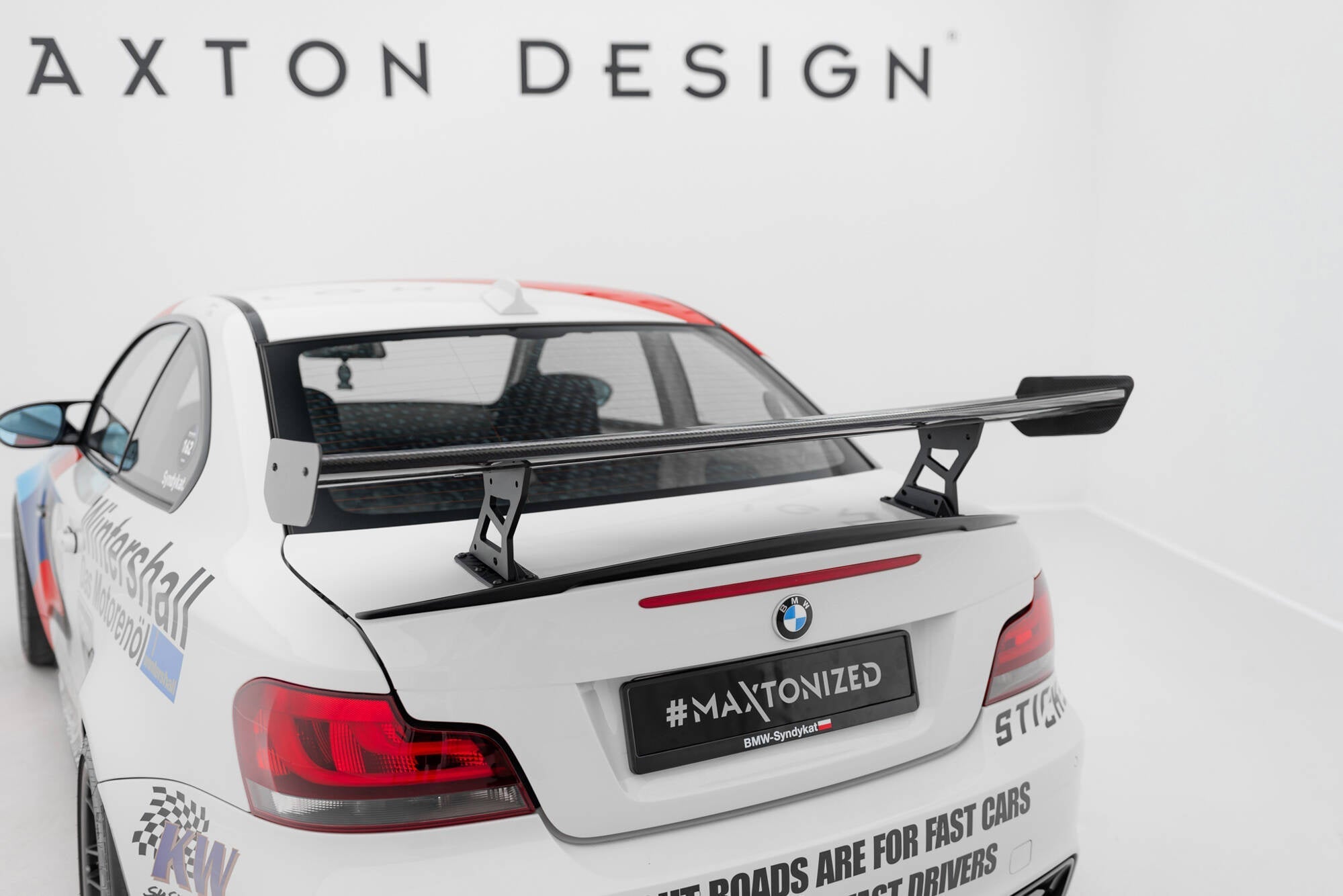 Spoiler de carbono con soportes internos V.2 BMW Serie 1 M E82