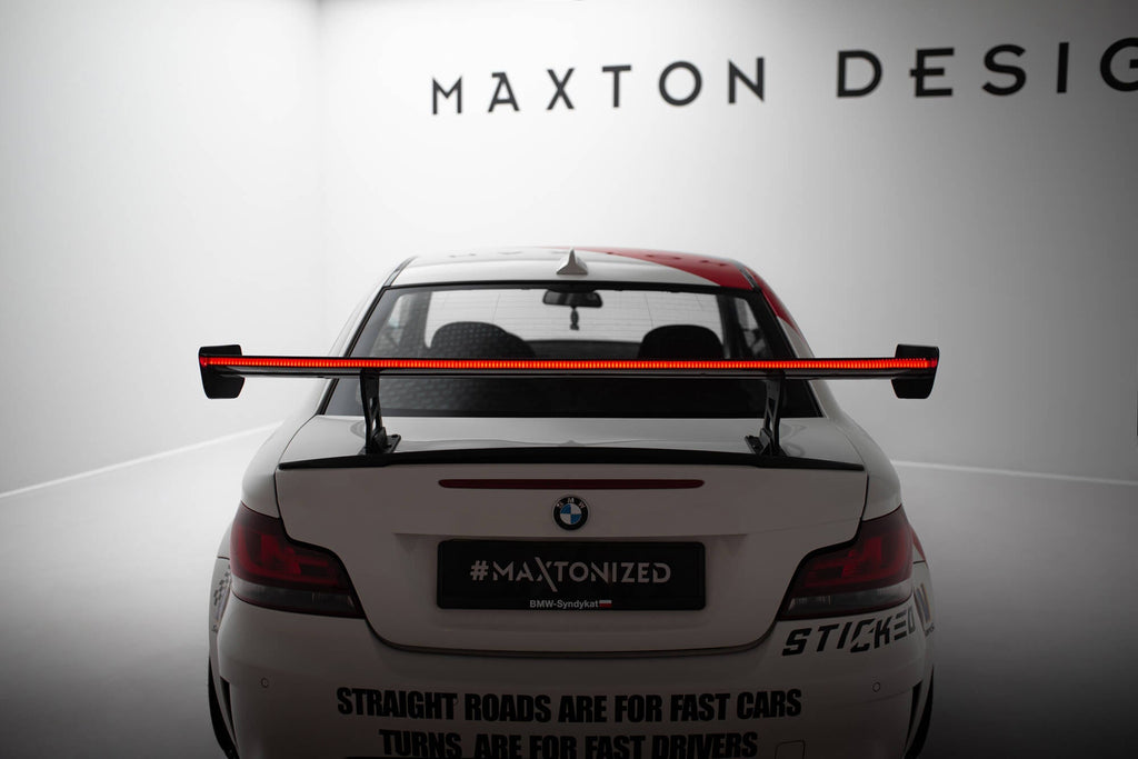 Spoiler de carbono con soportes internos V.2 + LED BMW Serie 1 M E82